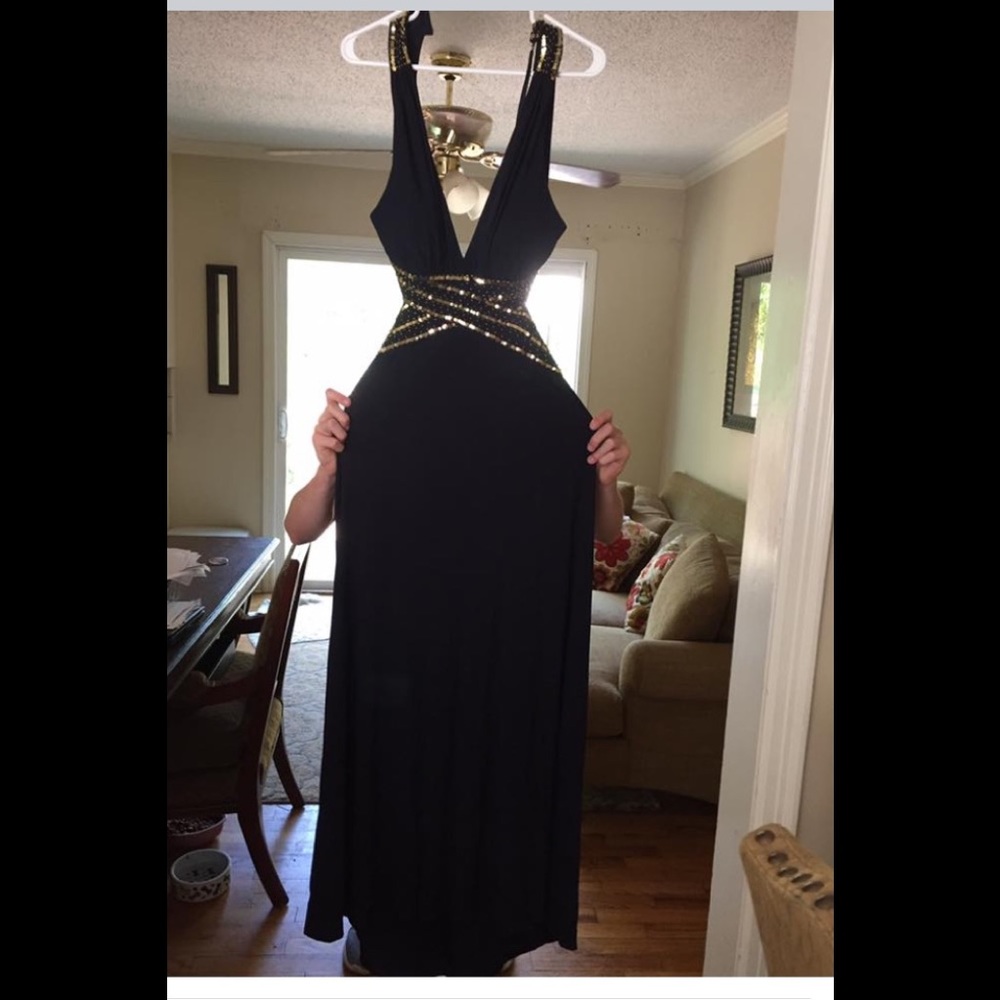 Floor length gown